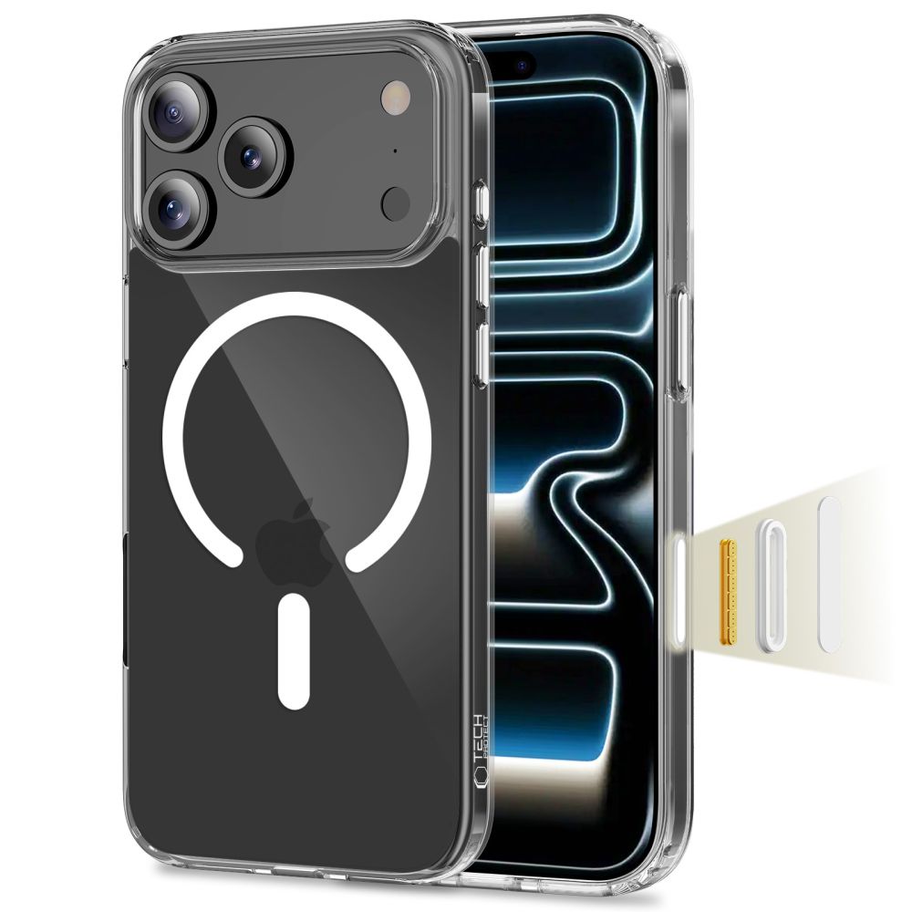 Tech-Protect Tech-Protect iPhone 17 Pro Max Skal MagSafe FlexAir Hybrid Clear