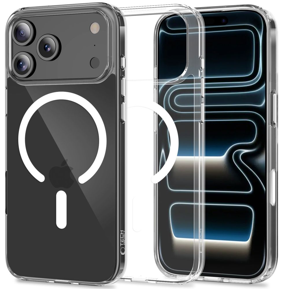 Tech-Protect Tech-Protect iPhone 17 Pro Max Skal MagSafe FlexAir Hybrid Clear
