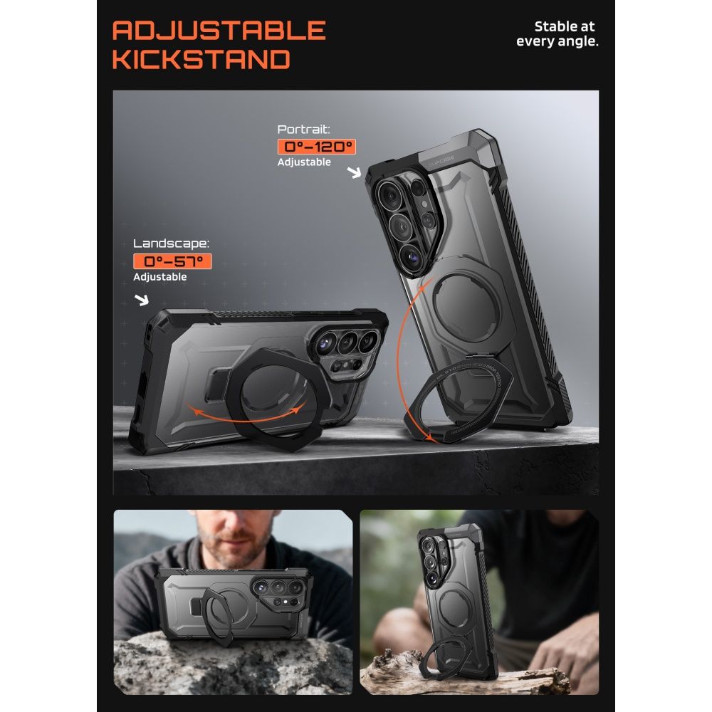 Supcase Supcase Galaxy S26 Ultra Skal MagSafe UB Grip Svart