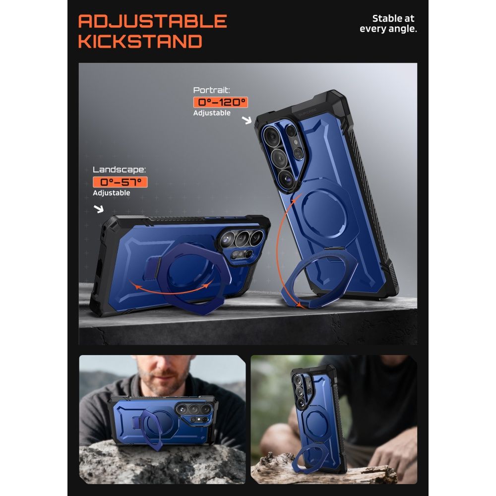 Supcase Supcase Galaxy S26 Ultra Skal MagSafe UB Grip Cobalt