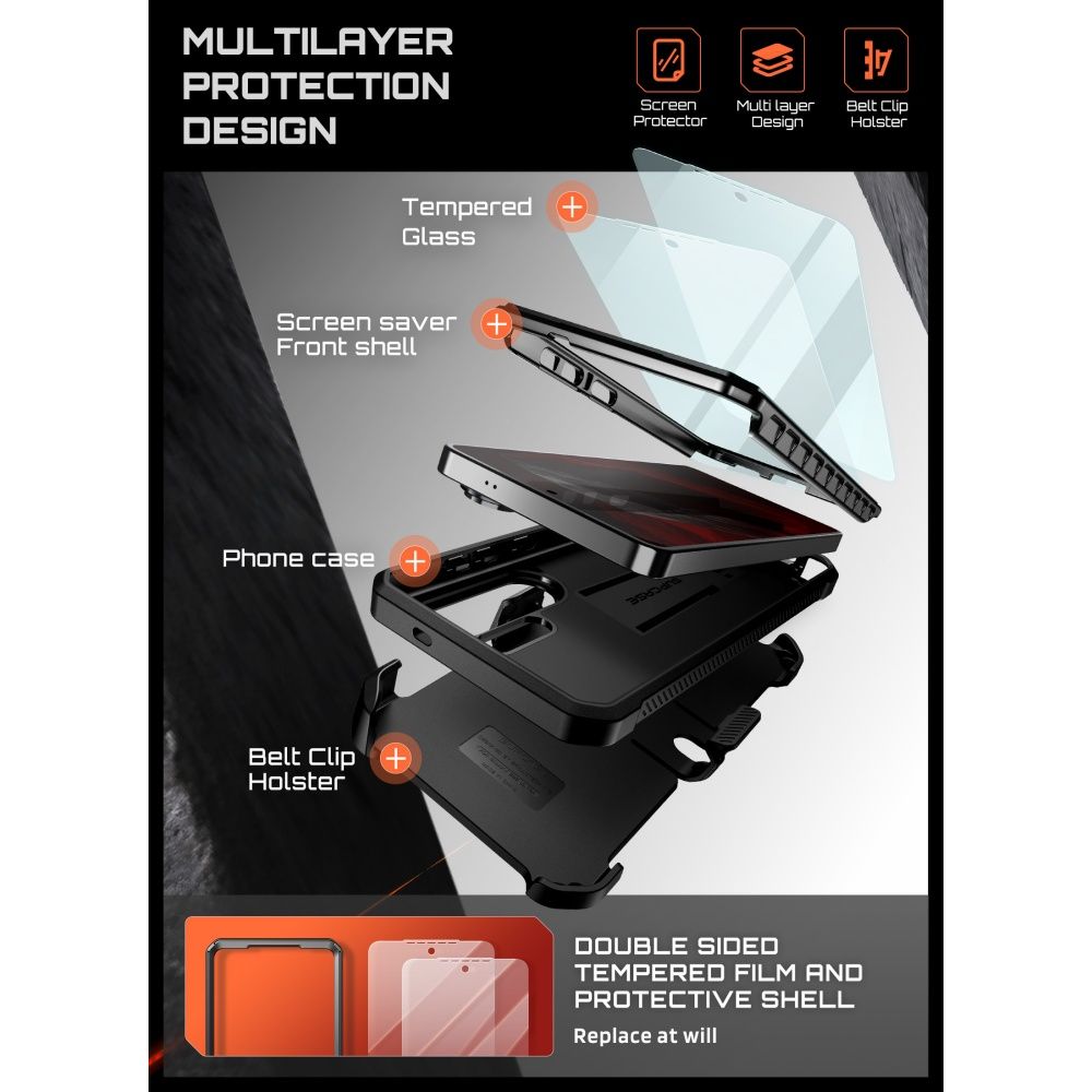 Supcase Supcase Galaxy S26 Ultra Skal Unicorn Beetle Inkl. 2-PACK Skärmskydd