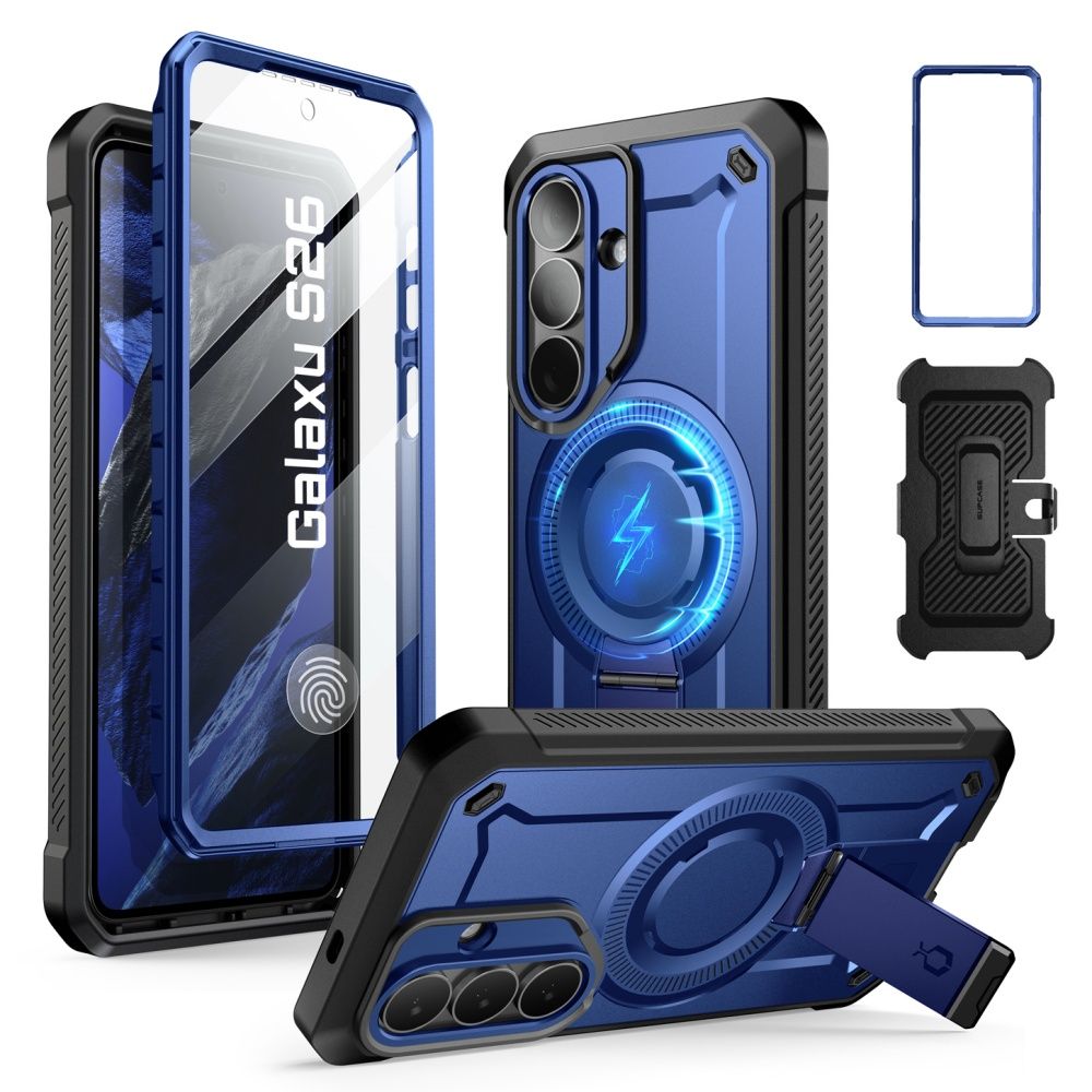 Supcase Supcase Galaxy S26 Skal 2-SET MagSafe Unicorn Beetle Pro Cobalt