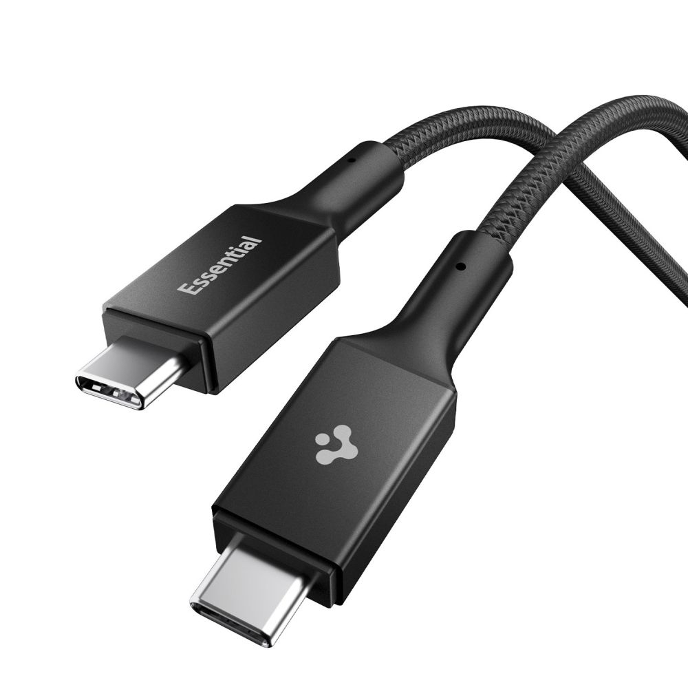 Spigen Spigen 1.5m 100W USB-C - USB-C Kabel Svart