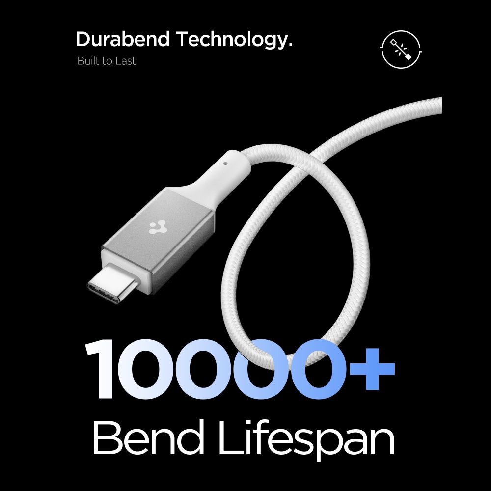 Spigen Spigen 1.5m 240W USB-C - USB-C Kabel Vit