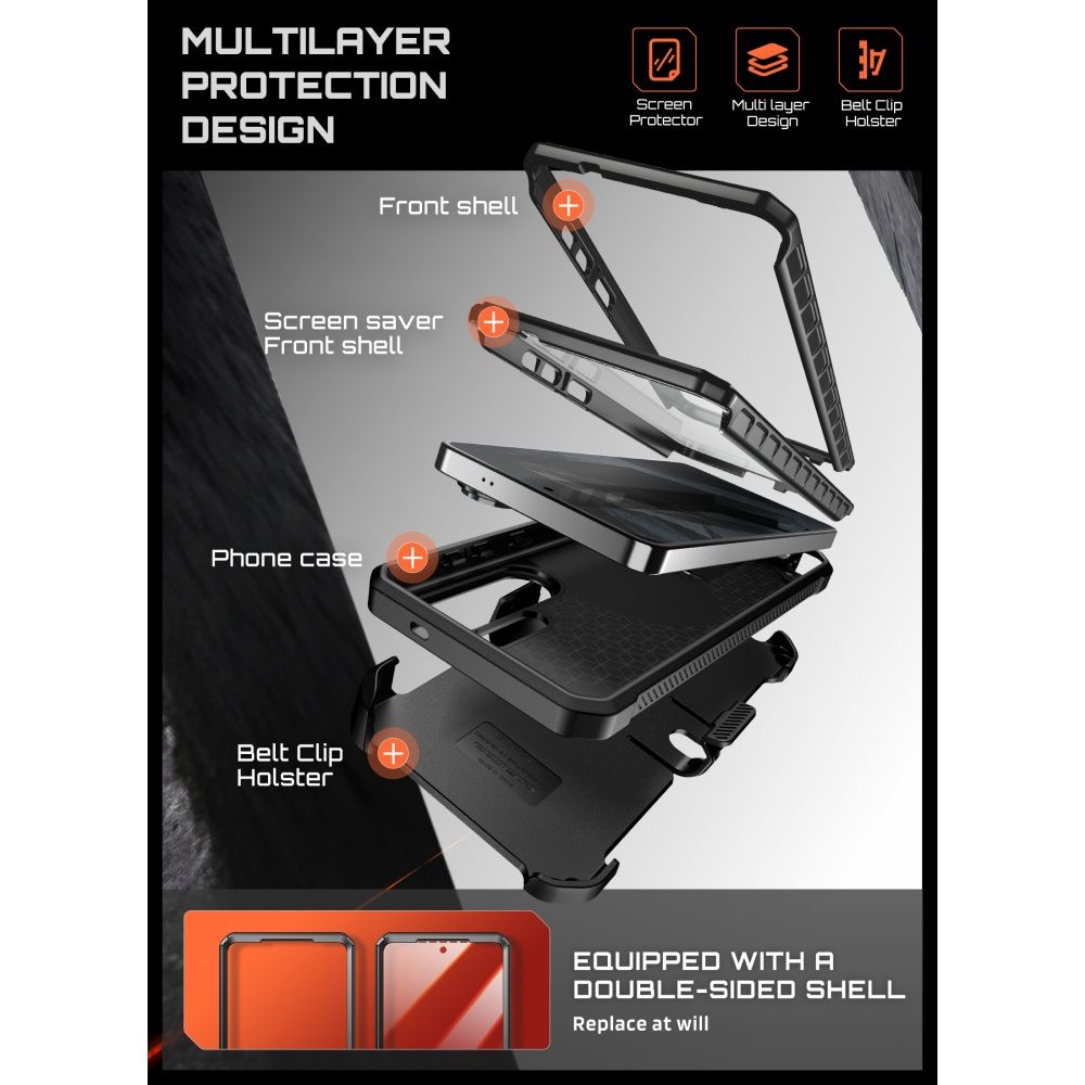 Supcase Supcase Galaxy S26 Ultra 2-SET Skal MagSafe Unicorn Beetle Pro