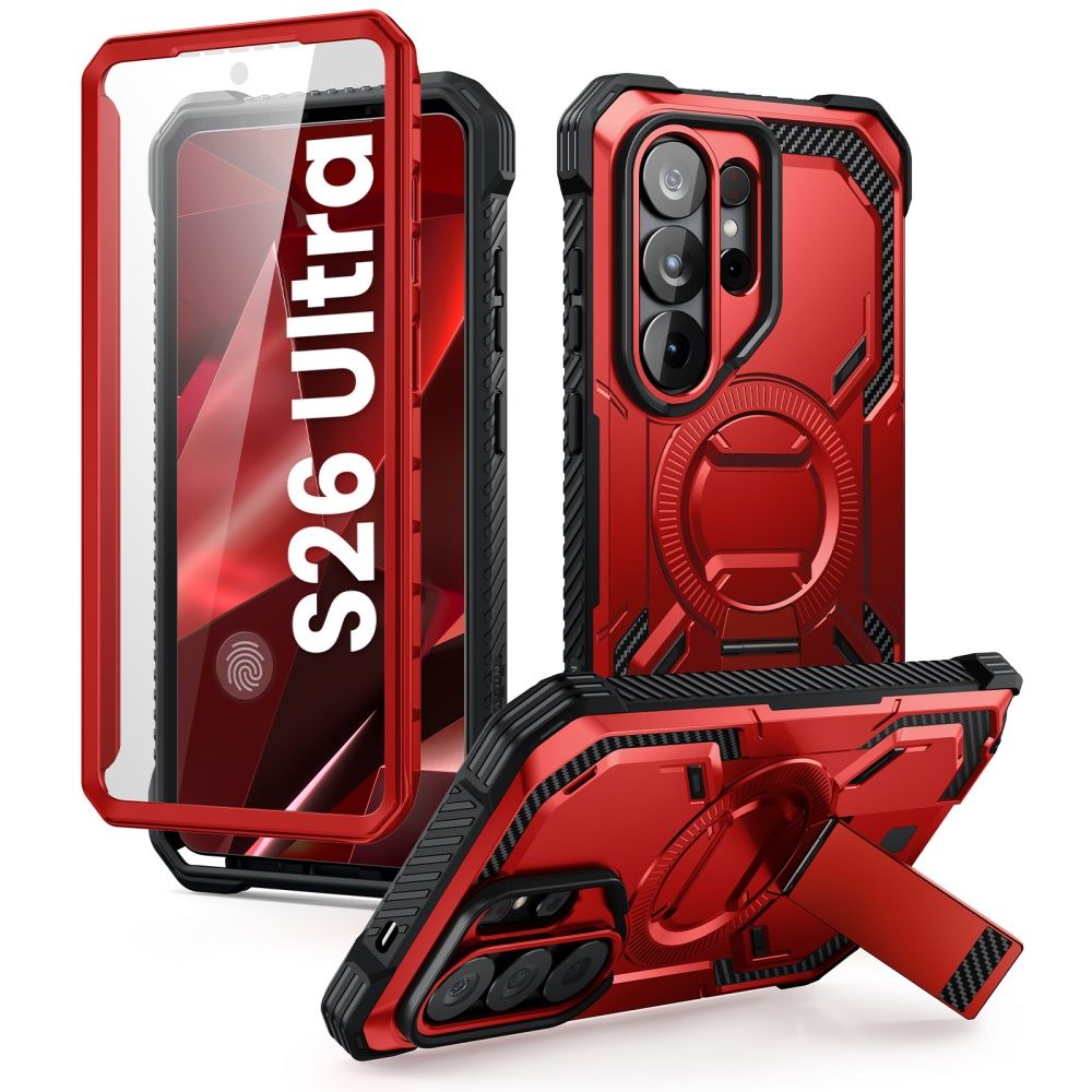 Supcase Supcase Galaxy S26 Ultra Skal MagSafe Iblsn ArmorBox Ruddy