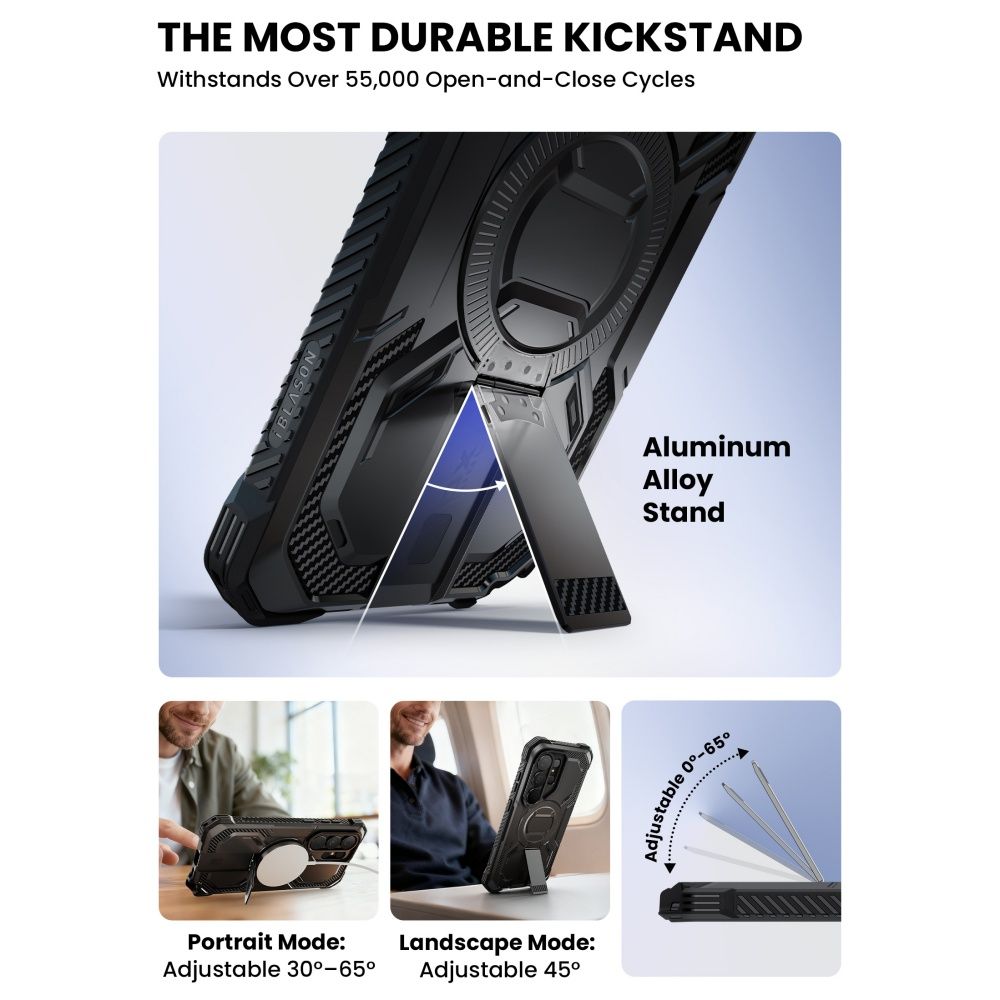 Supcase Supcase Galaxy S26 Ultra Skal MagSafe Iblsn ArmorBox Clip Svart