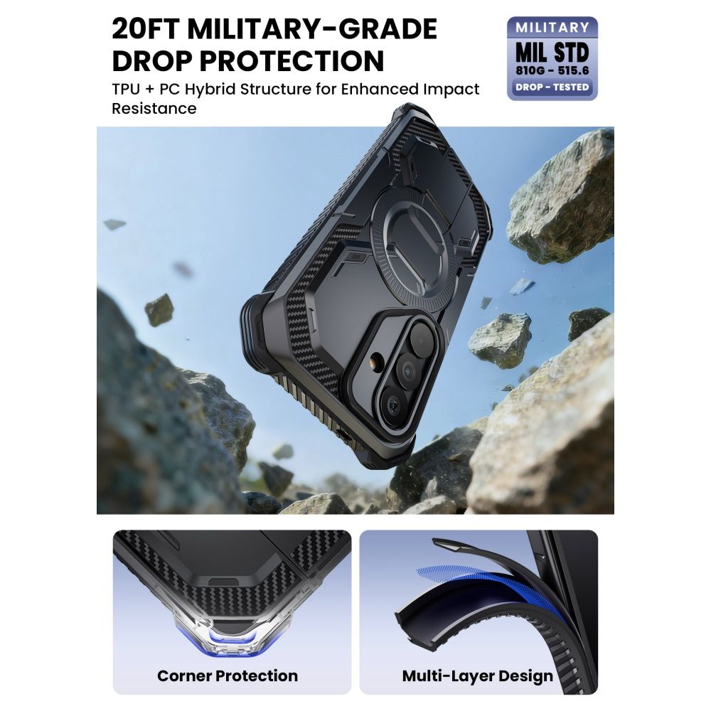 Supcase Supcase Samsung Galaxy S26 Skal MagSafe Iblsn ArmorBox Svart
