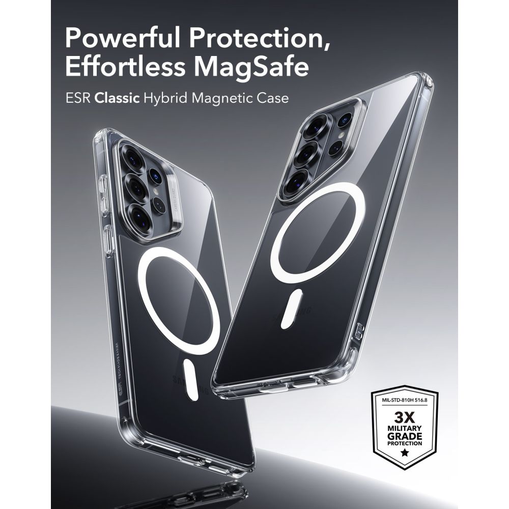 ESR ESR Samsung Galaxy S26 Ultra Skal MagSafe Classic Hybrid Transparent