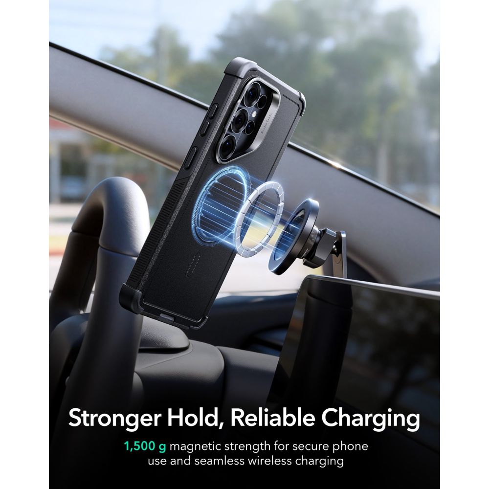 ESR ESR Samsung Galaxy S26 Ultra Skal MagSafe CyberTough Kickstand Svart
