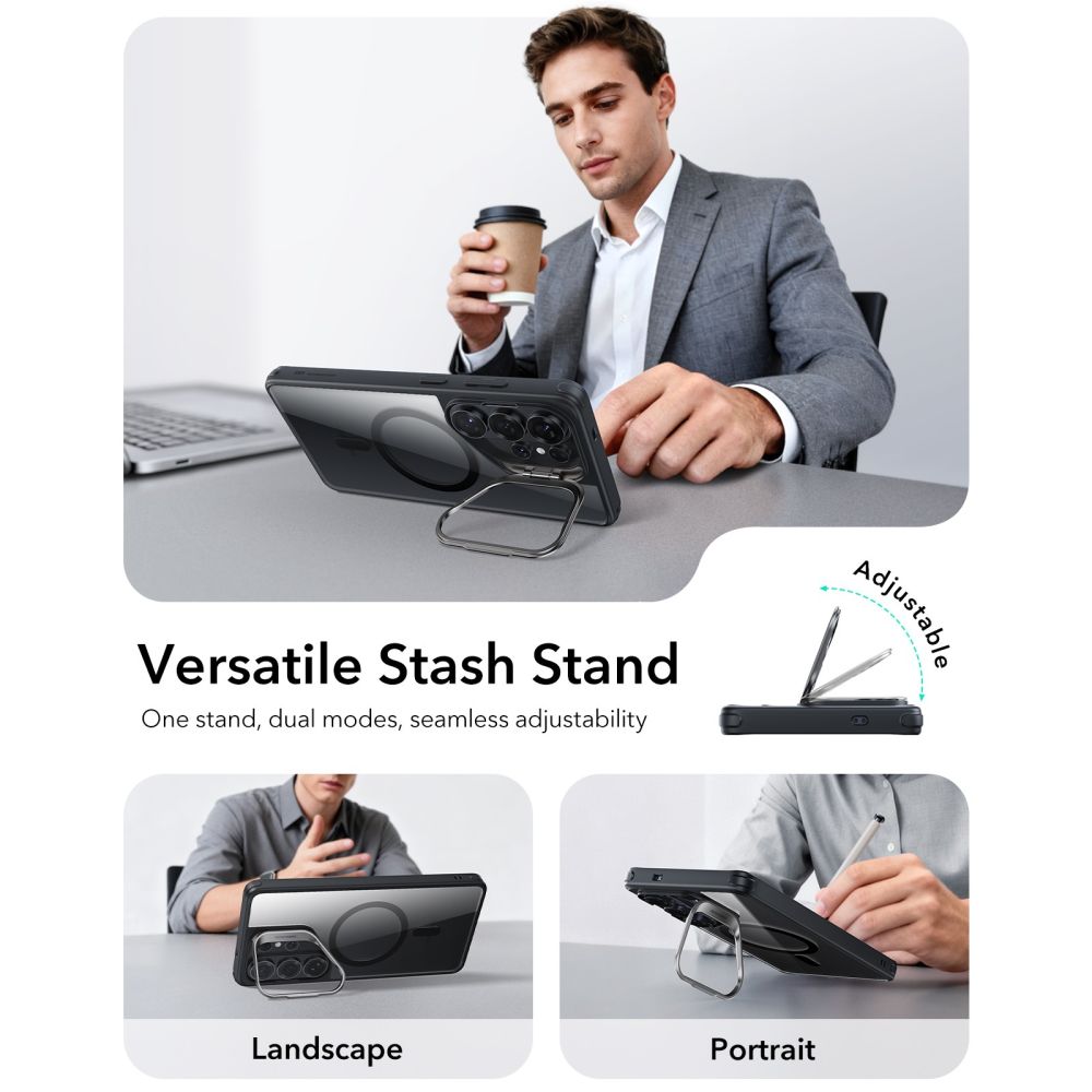 ESR ESR Samsung Galaxy S26 Ultra Skal MagSafe Classic Hybrid Kickstand
