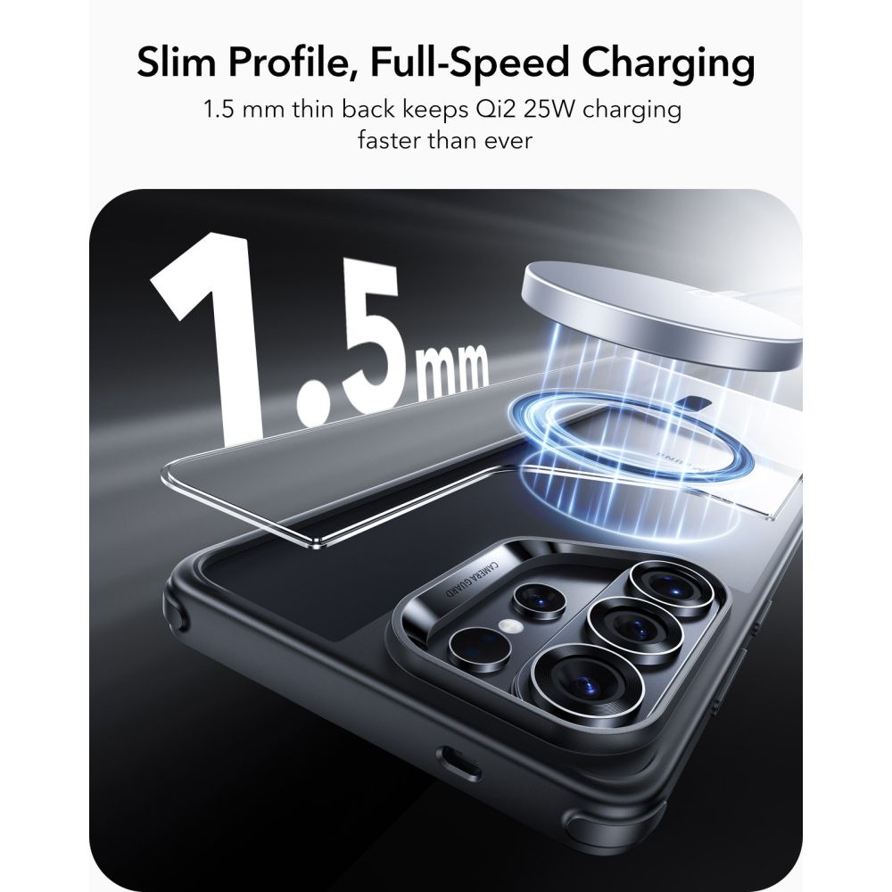 ESR ESR Galaxy S26 Ultra Skal MagSafe Classic Hybrid Transparent/Svart