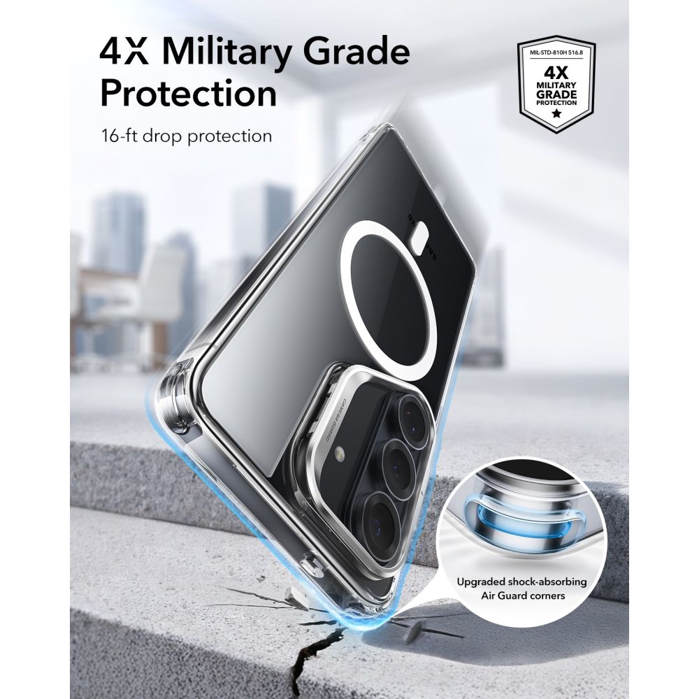 ESR ESR Galaxy S26 Skal MagSafe Classic Hybrid Kickstand Transparent