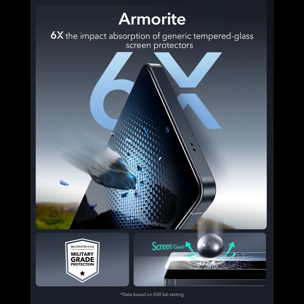 ESR ESR Galaxy S26 Ultra 2-PACK Skärmskydd UltraFit Armorite Pro Härdat Glas