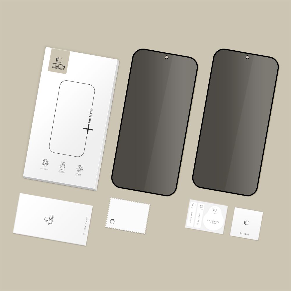 Tech-Protect Tech-Protect Galaxy S26 2-PACK Skärmskydd GlassSpy+ Privacy