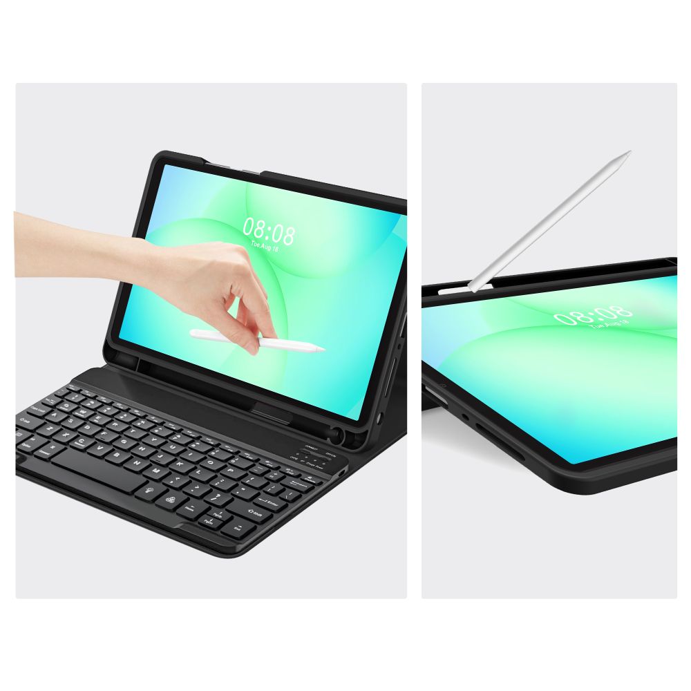 Tech-Protect Tech-Protect Galaxy Tab A11 Plus/A9 Plus Fodral SC Tangentbord Svart
