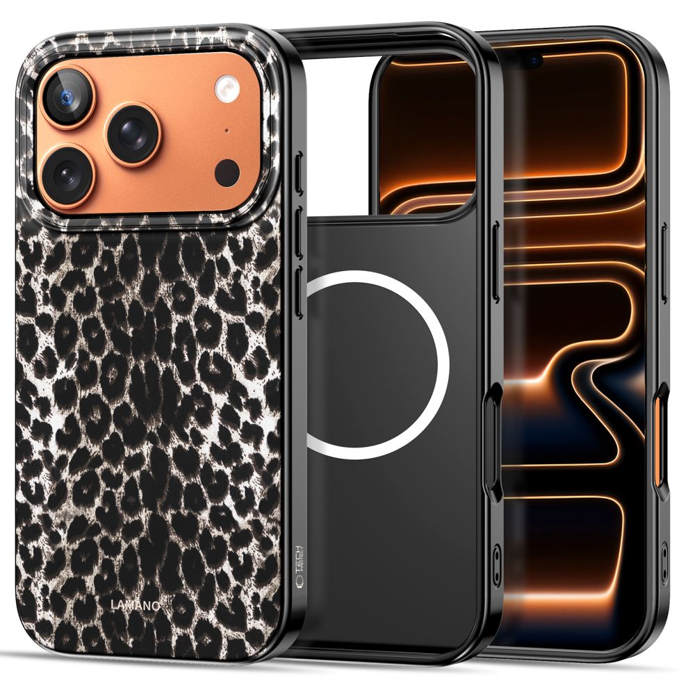Tech-Protect Tech-Protect iPhone 17 Pro Max Skal MagSafe Lamano Leopard