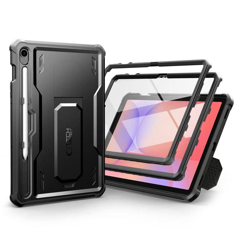 Tech-Protect Tech-Protect Galaxy Tab S10 Lite/S10 FE/S9 2-SET Skal Kevlar Pro Svart
