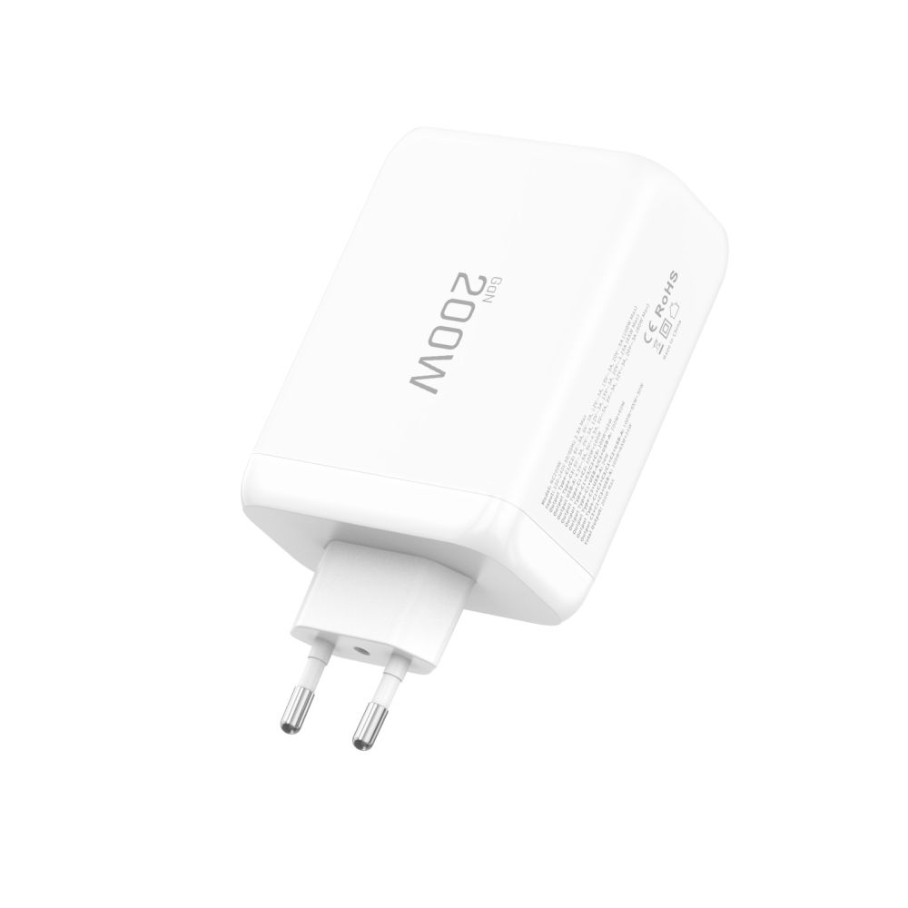 Tech-Protect Tech-Protect 200W Väggladdare PD QC3.0 USB-C / USB-A Vit