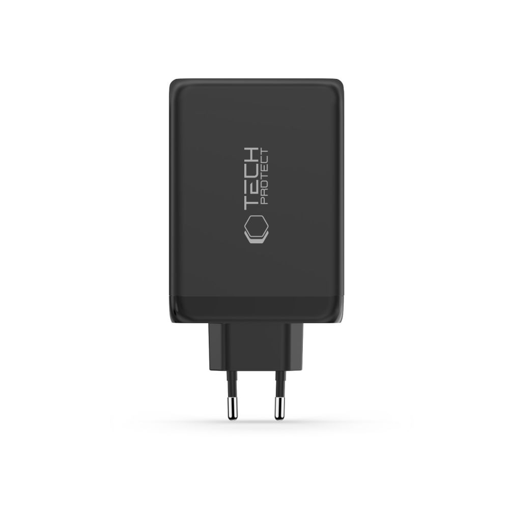 Tech-Protect Tech-Protect 240W Väggladdare PD QC3.0 USB-C / USB-A Svart
