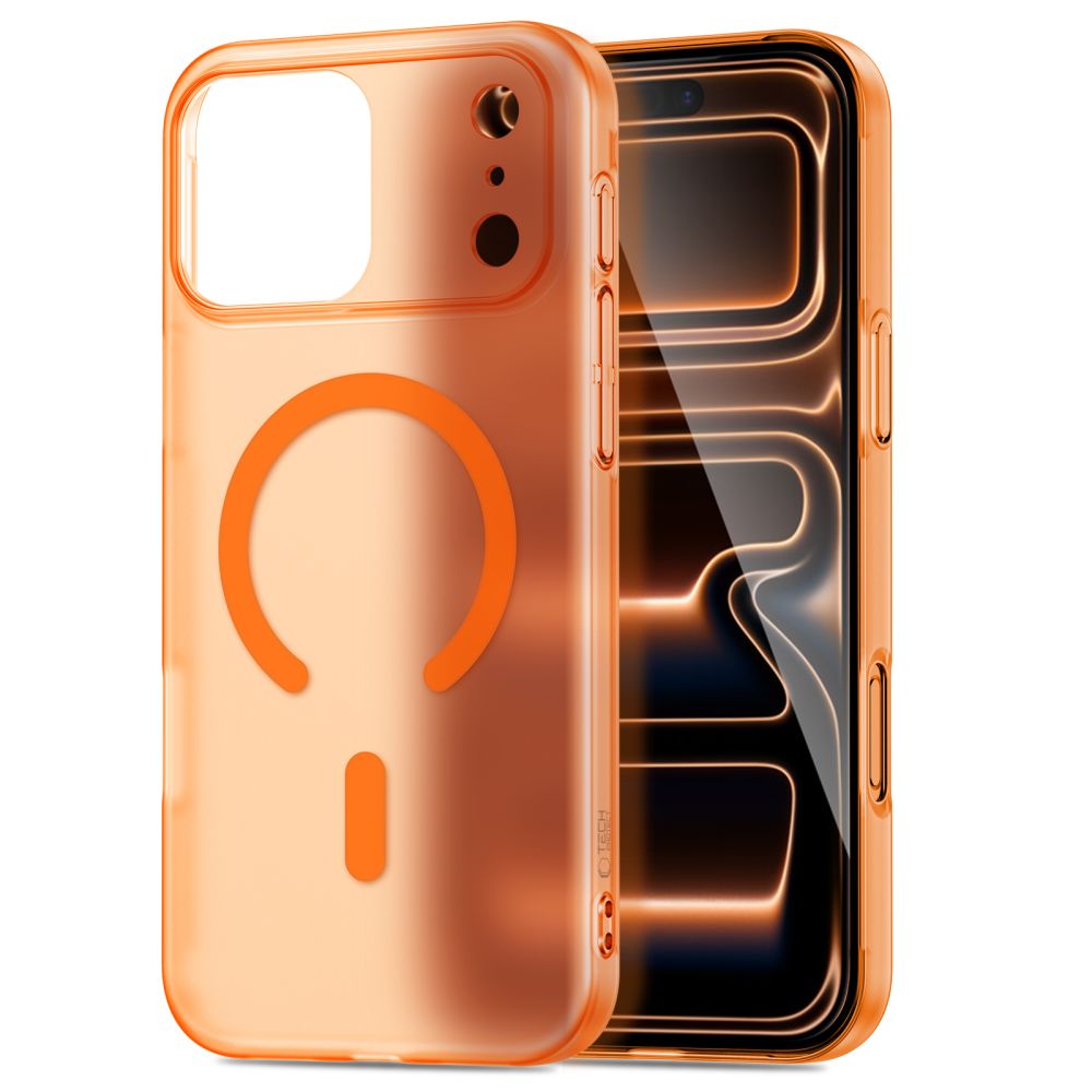 Tech-Protect Tech-Protect iPhone 17 Pro Skal MagSafe MagSlim Cosmic Orange