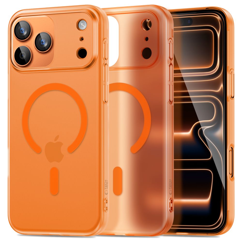 Tech-Protect Tech-Protect iPhone 17 Pro Max Skal MagSafe MagSlim Cosmic Orange