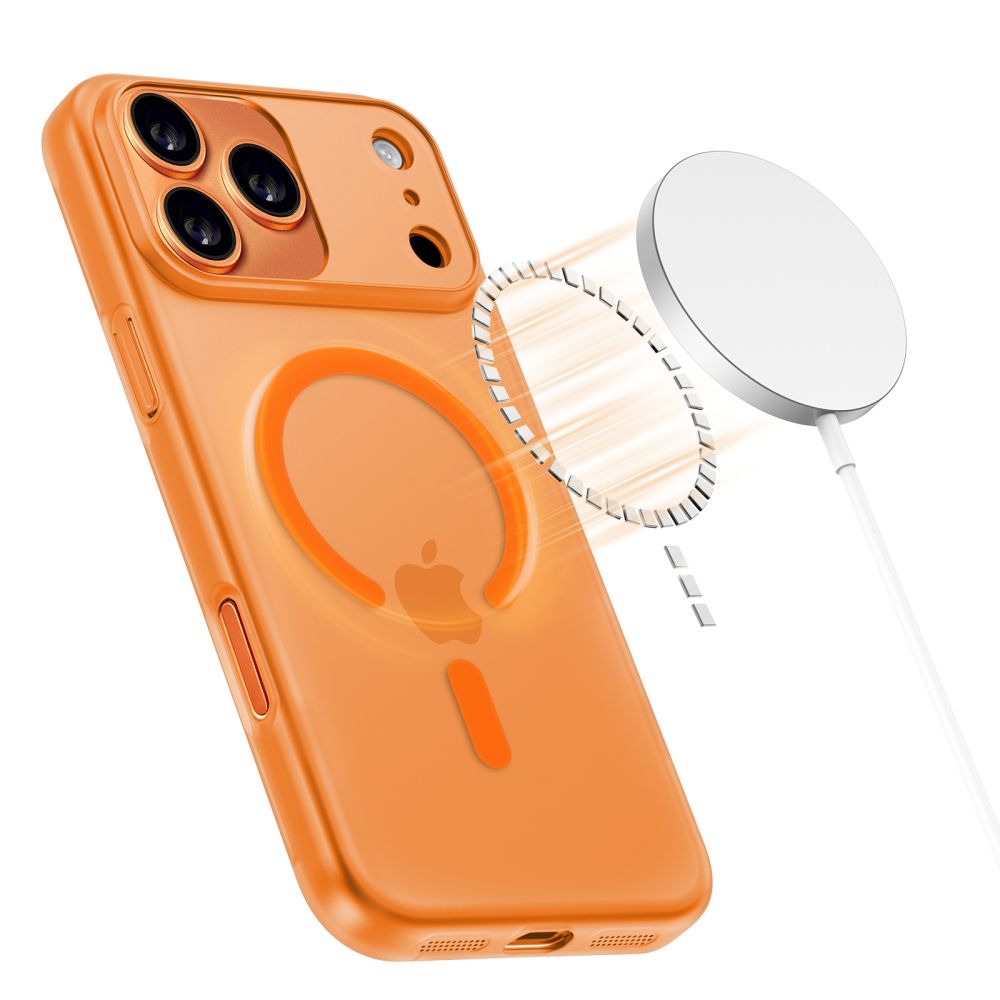 Tech-Protect Tech-Protect iPhone 17 Pro Max Skal MagSafe MagSlim Cosmic Orange