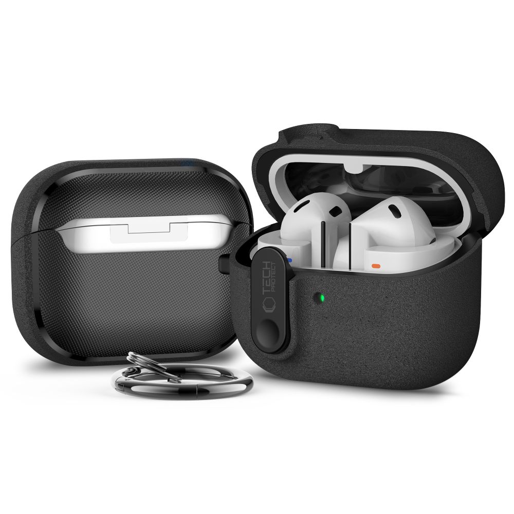 Tech-Protect Tech-Protect Galaxy Buds 3/3 Pro/3 FE Skal Slim Hook Svart