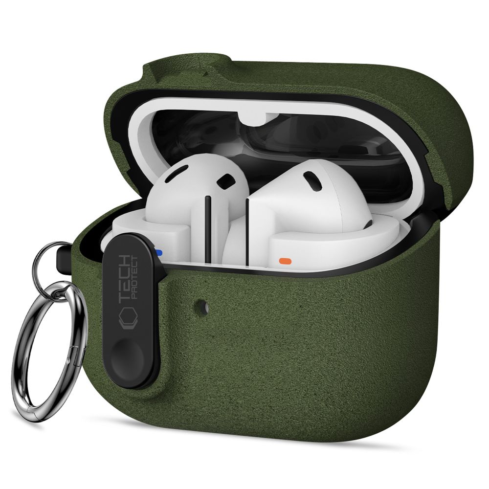Tech-Protect Tech-Protect Galaxy Buds 3/3 Pro/3 FE Skal Slim Hook Olive Green