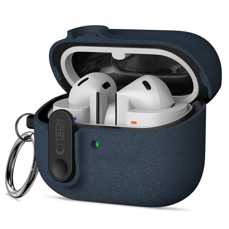 Tech-Protect Tech-Protect Galaxy Buds 3/3 Pro/3 FE Skal Slim Hook Fluffy Blue