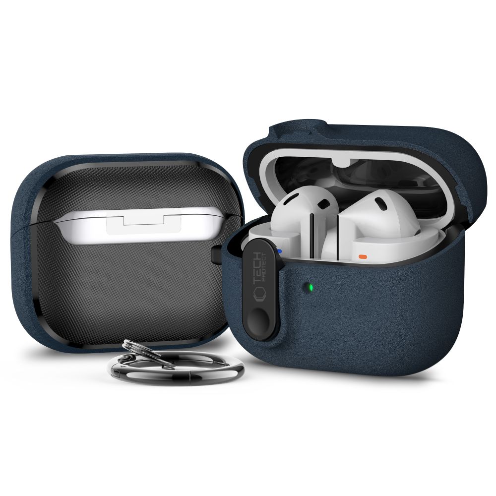 Tech-Protect Tech-Protect Galaxy Buds 3/3 Pro/3 FE Skal Slim Hook Fluffy Blue