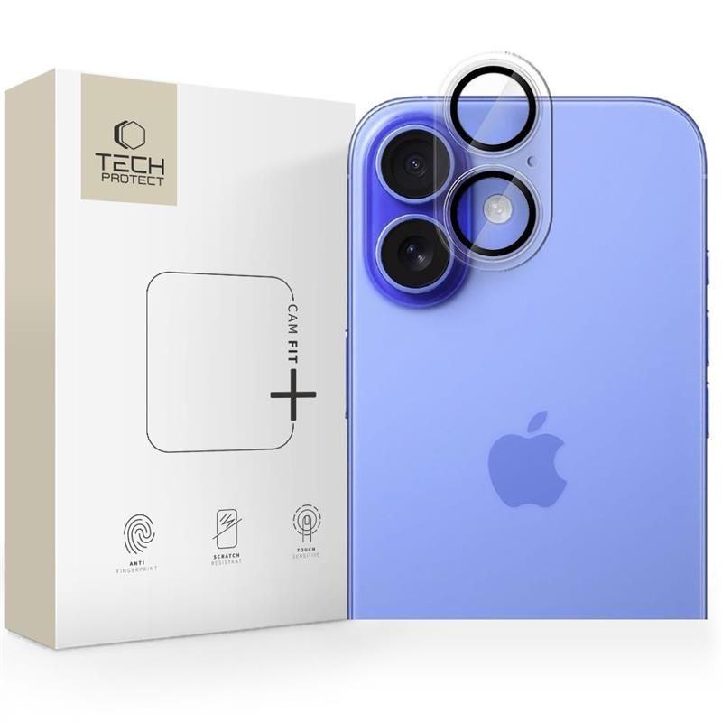 Tech-Protect Tech-Protect iPhone 17 Linsskydd CamFull Fit+ Transparent