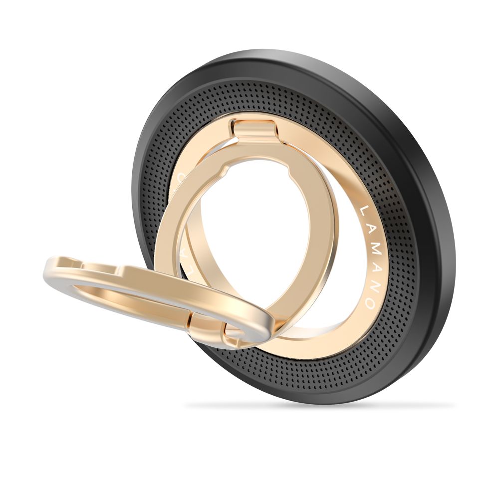 Tech-Protect Tech-Protect Magnetisk MagSafe Ringhållare Lamano Svart / Guld