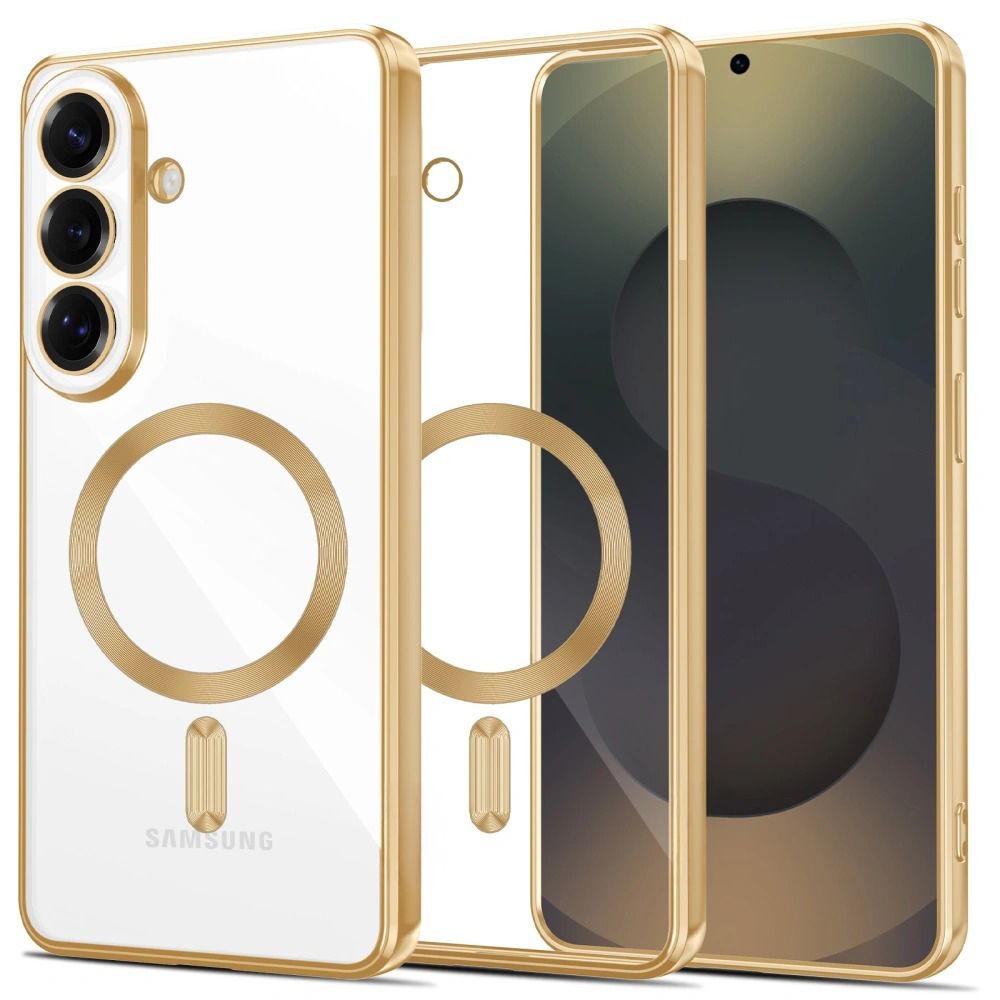 Tech-Protect Tech-Protect Galaxy S26 Plus Skal MagSafe MagFlex Shiny Gold