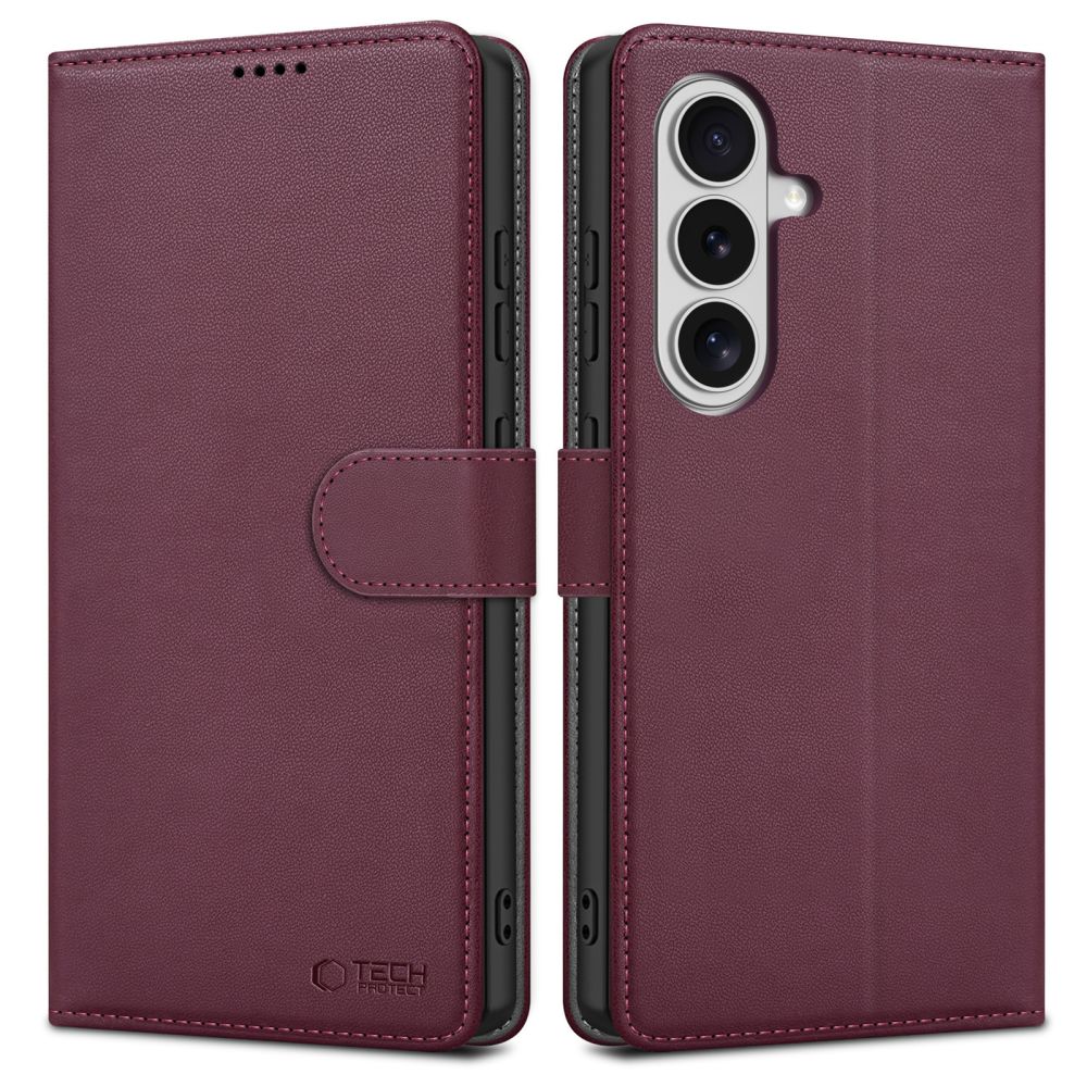 Tech-Protect Tech-Protect Samsung Galaxy S26 Fodral Läder Mulberry