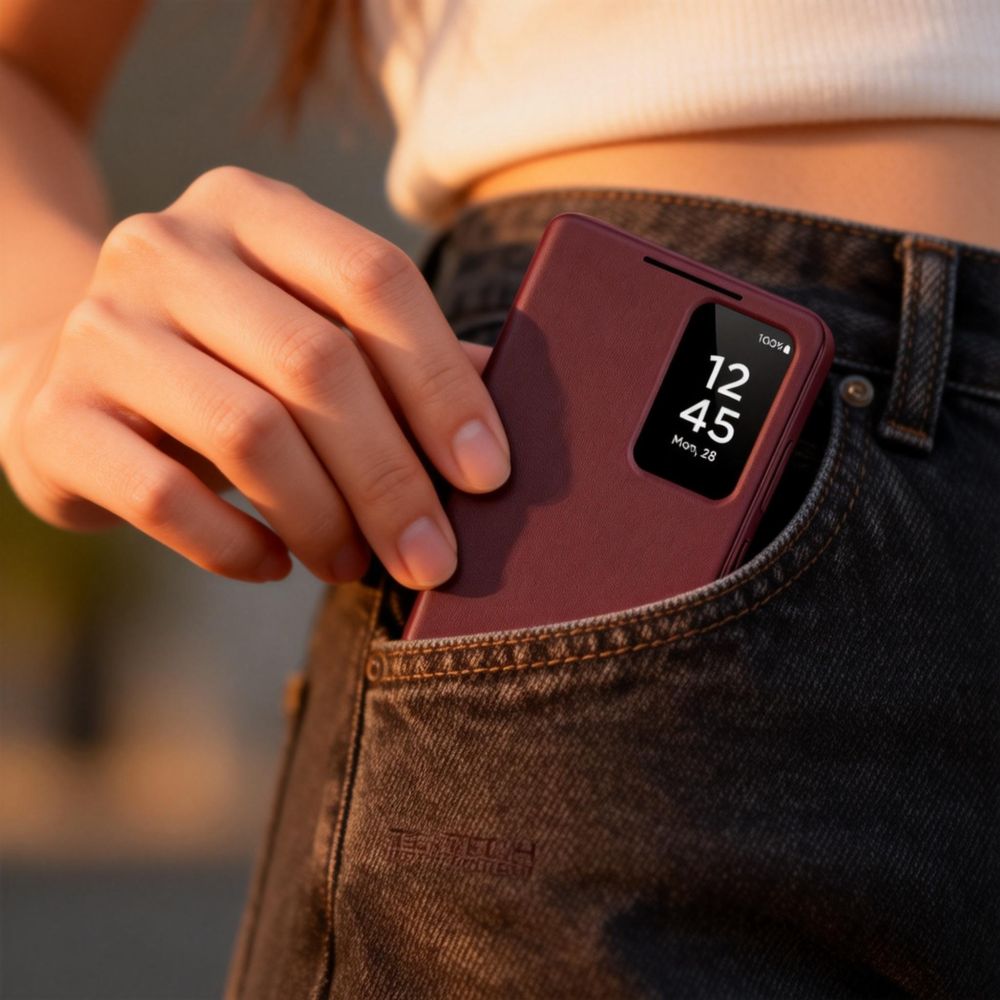 Tech-Protect Tech-Protect Galaxy S26 Plus Fodral Smart Wallet Mulberry