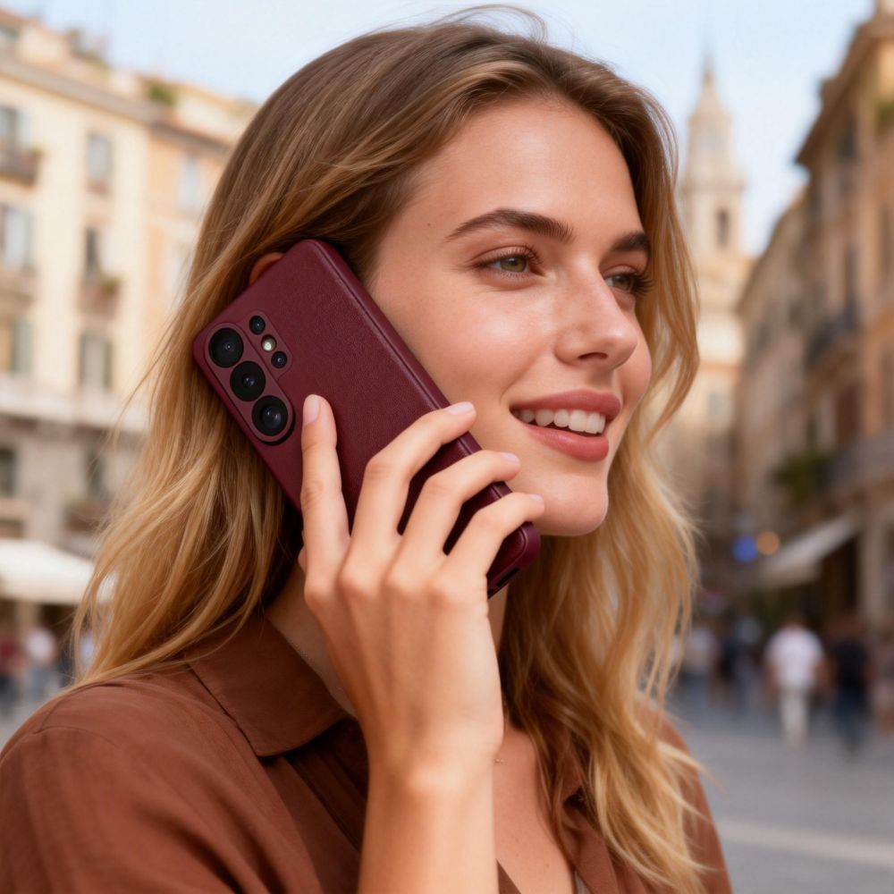 Tech-Protect Tech-Protect Galaxy S26 Ultra Fodral Smart Wallet Mulberry