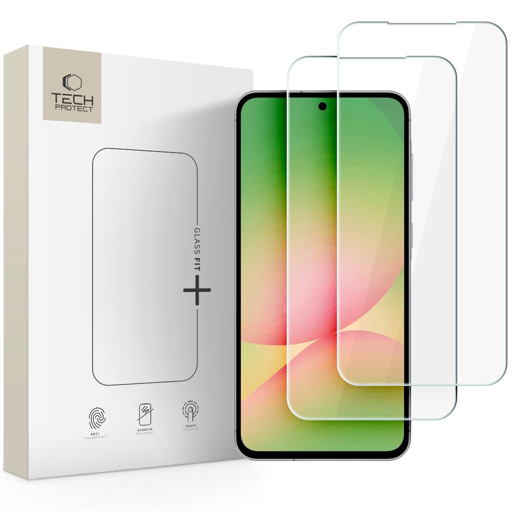 Tech-Protect Tech-Protect Galaxy A57/A37 2-PACK Skärmskydd GlassFit+ Transpanret
