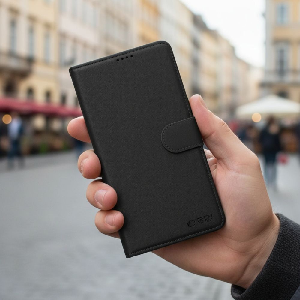 Tech-Protect Tech-Protect Samsung Galaxy A57 5G Fodral Läder Svart