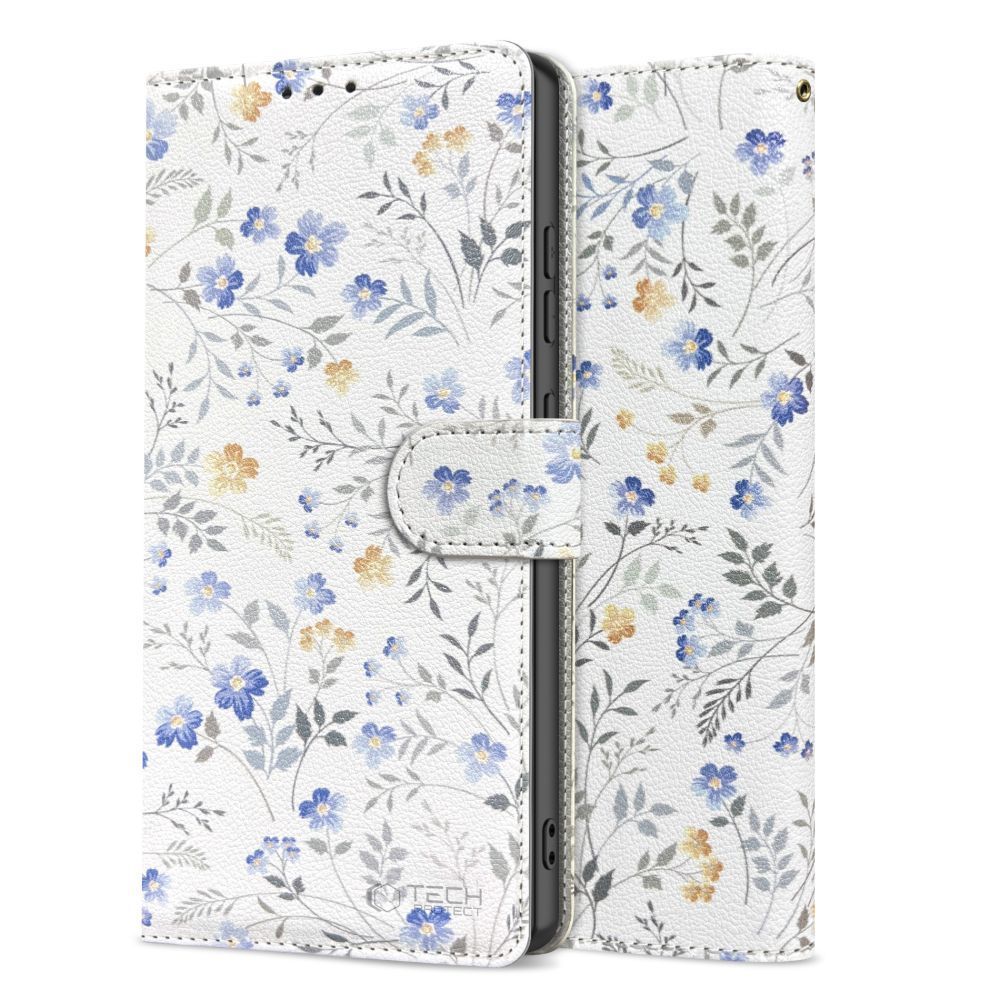 Tech-Protect Tech-Protect Galaxy A57 5G Fodral Läder Spring Flowers