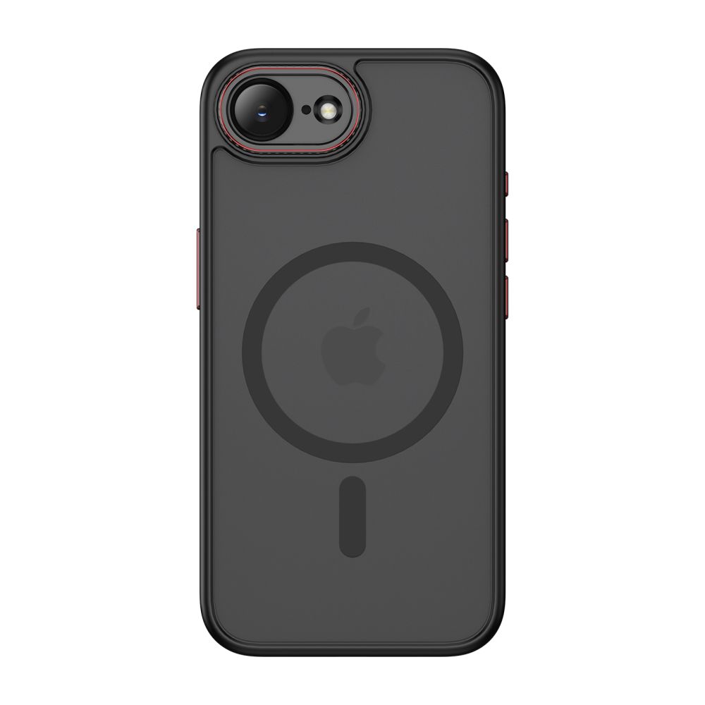 Tech-Protect Tech-Protect iPhone 17e/16e Skal MagSafe MagCam Svart/Röd