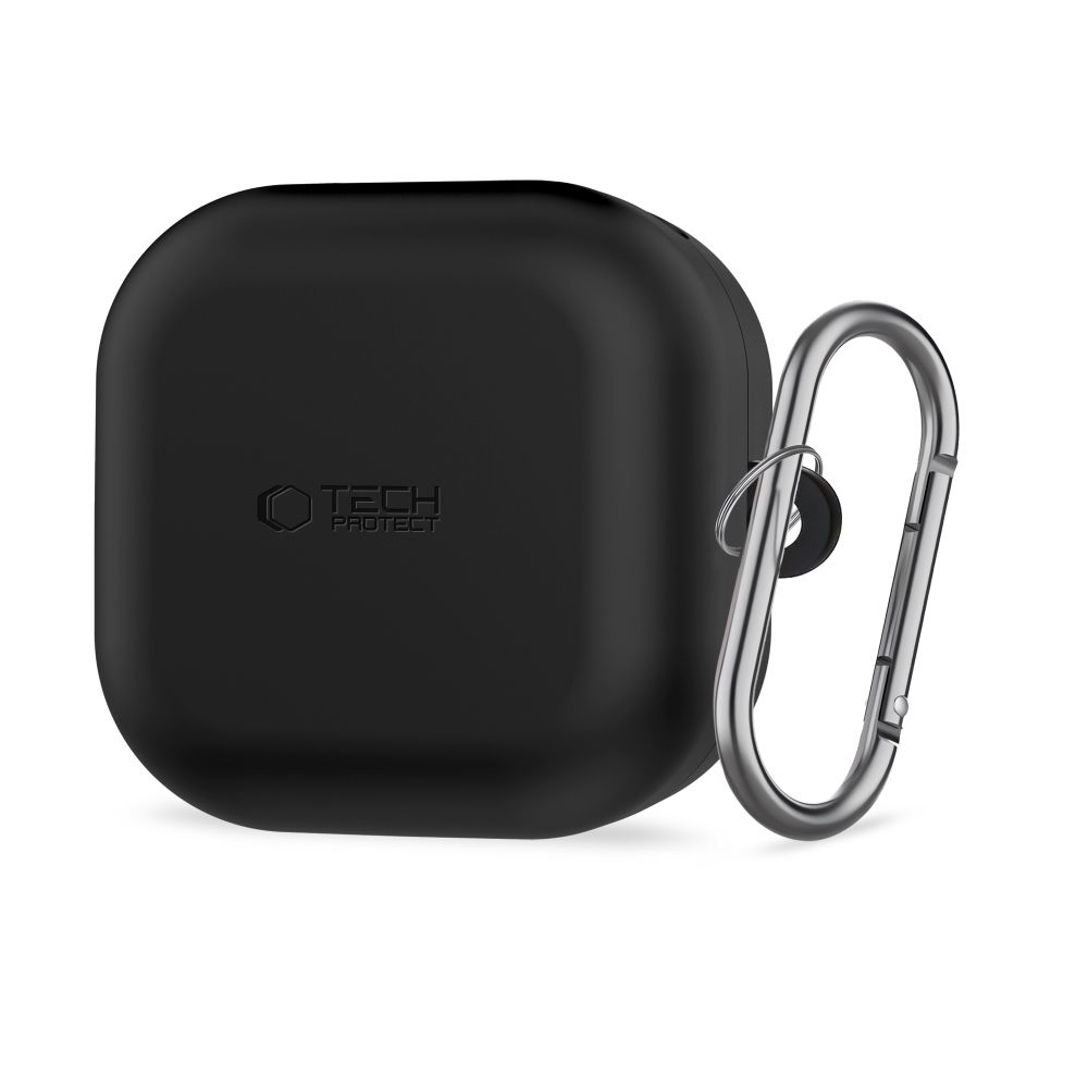 Tech-Protect Tech-Protect Galaxy Buds 4 / 4 Pro Skal Silikon Hook Svart