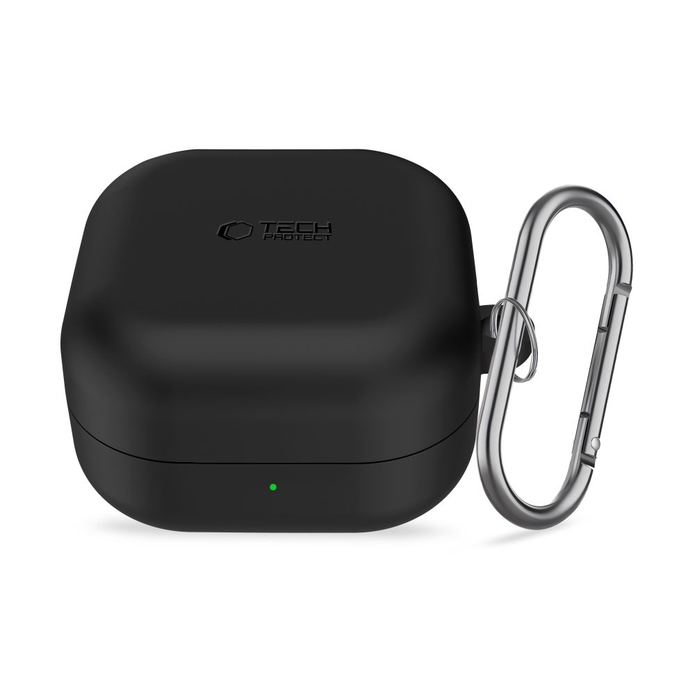 Tech-Protect Tech-Protect Galaxy Buds 4 / 4 Pro Skal Silikon Hook Svart