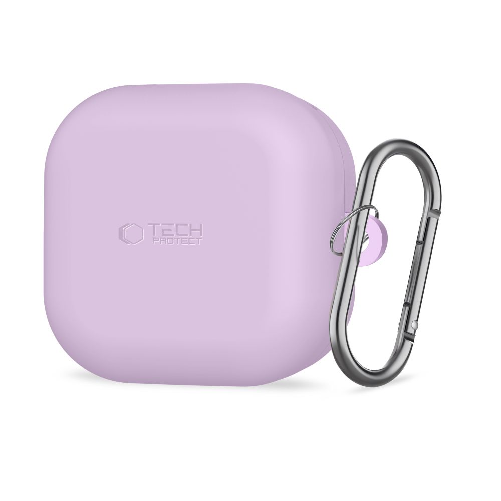 Tech-Protect Tech-Protect Galaxy Buds 4 / 4 Pro Skal Silikon Hook Lavender
