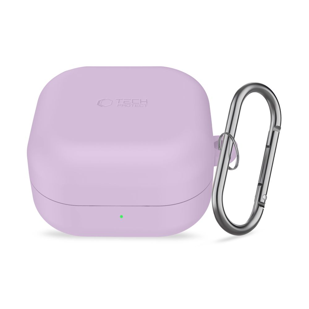 Tech-Protect Tech-Protect Galaxy Buds 4 / 4 Pro Skal Silikon Hook Lavender
