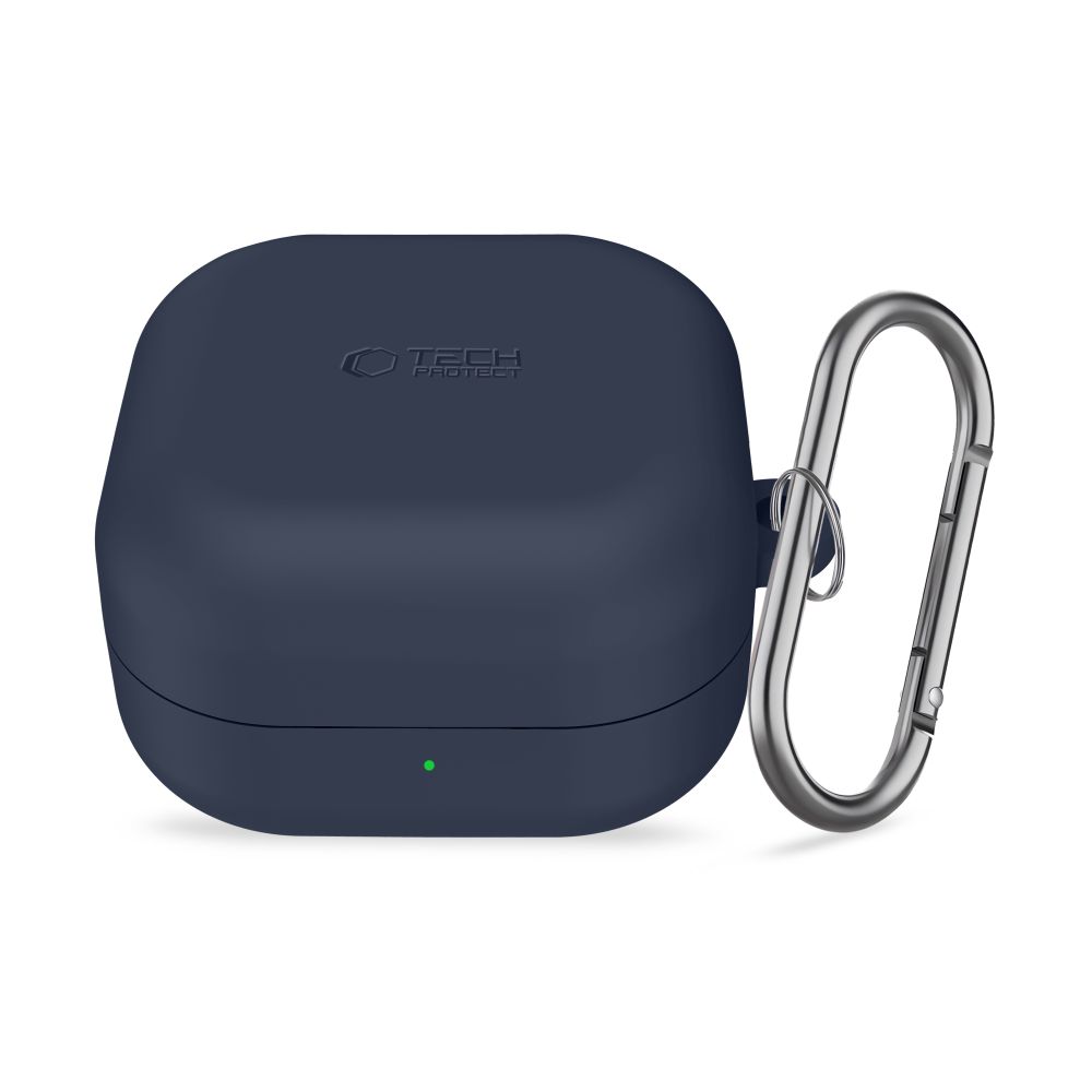 Tech-Protect Tech-Protect Galaxy Buds 4 / 4 Pro Skal Silikon Hook Navy Blue