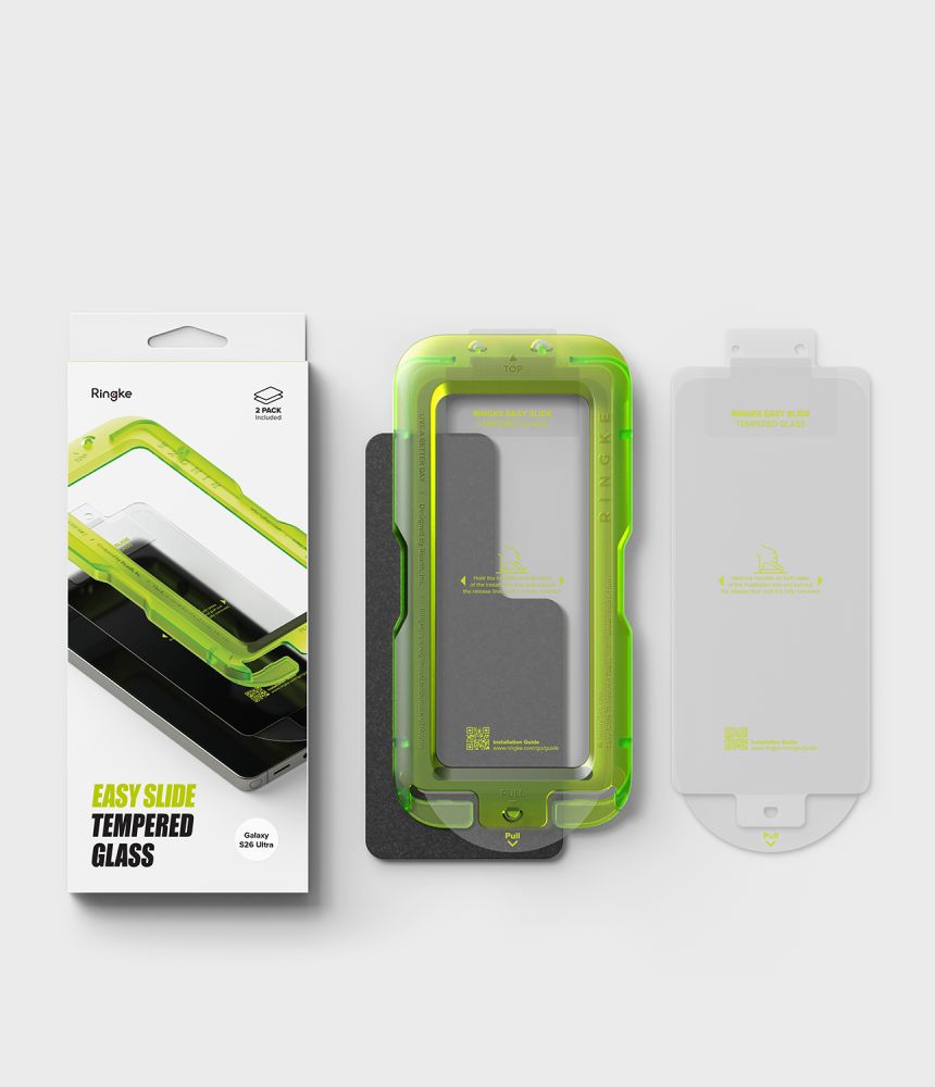 Ringke Ringke Galaxy S26 Ultra 2-PACK Easy Slide Skärmskydd Härdat Glas