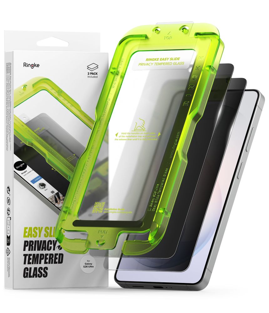 Ringke Ringke Galaxy S26 Ultra 2-PACK Easy Slide Skärmskydd Härdat Glas
