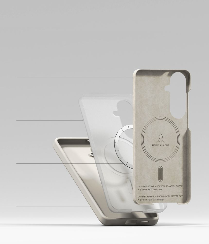 Ringke Ringke Samsung Galaxy S26 Plus Skal MagSafe Silicone Stone