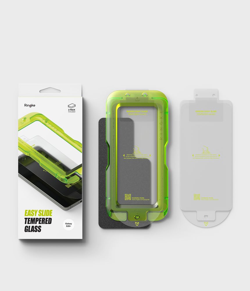 Ringke Ringke Galaxy S26 Plus 2-PACK Easy Slide Skärmskydd Härdat Glas